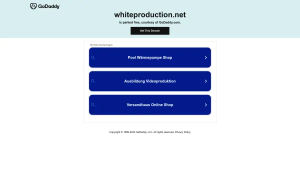 Website Screenshot: whiteproduction - Date: 2023-06-14 10:46:16