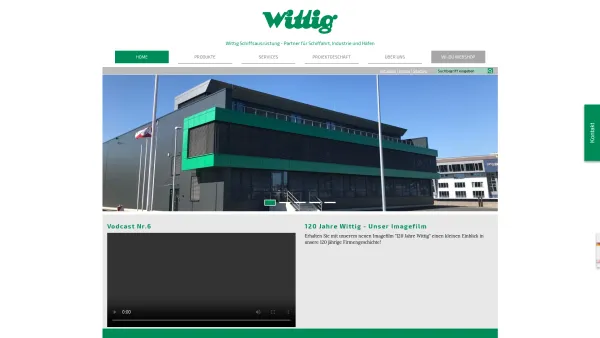 Website Screenshot: Wittig GmbH - Schiffsausrüstung in Europa - Wittig Duisburg - Date: 2023-06-15 16:02:34