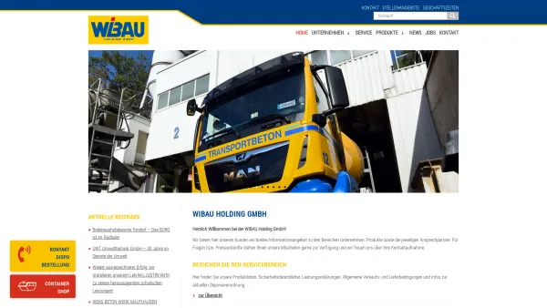 Website Screenshot: WIBAU Holding GmbH - WIBAU Holding GmbH - Date: 2023-06-26 10:24:57