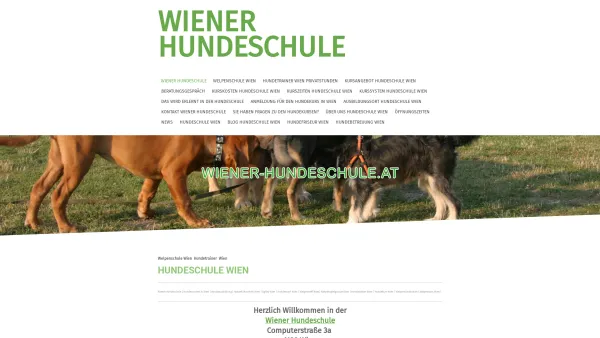 Website Screenshot: hundeartikel.at - Wiener Hundeschule - Hundeschule in Wien | Welpenschule in Wien | Hundetrainer Wien - Date: 2023-06-26 10:25:00