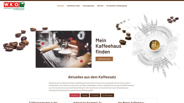 Website Screenshot: Café-Restaurant Korb - Das Wiener Kaffeehaus - Startseite - Date: 2023-06-26 10:25:00