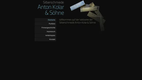 Website Screenshot: Anton Kolar & Söhne Gold und Silberschmiede - Startseite | Silberschmiede Anton Kolar & Söhne - Date: 2023-06-15 16:02:34