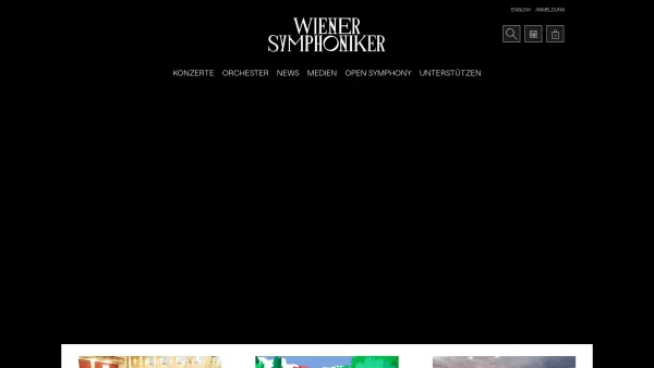 Website Screenshot: Verein Wiener Symphoniker - Wiener Symphoniker - Date: 2023-06-26 10:25:00