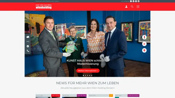 Website Screenshot: Wiener Holding AG - Wien Holding - Date: 2023-06-26 10:25:00