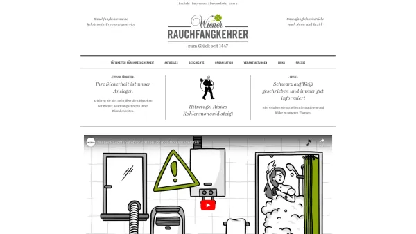 Website Screenshot: Allg Fachgr Wien d Gewerbes Wiener Rauchfangkehrer - Home: Wiener Rauchfangkehrer - Date: 2023-06-26 10:25:00