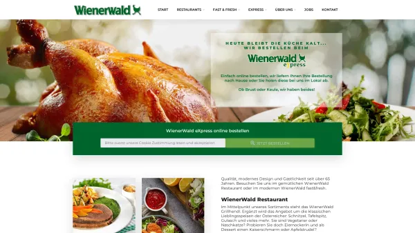 Website Screenshot: Wienerwald Restaurants GmbH - Willkommen bei Wienerwald Restaurants - Heute bleibt die Küche kalt, wir gehen in den Wienerwald. - Date: 2023-06-26 10:25:00
