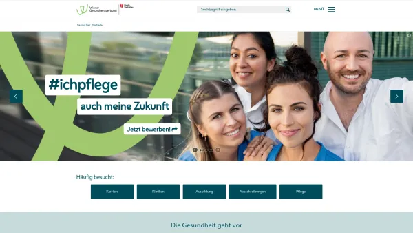 Website Screenshot: wien.at-Krankenanstaltenverbund Geriatriezentrum Klosterneuburg - Wiener Gesundheitsverbund - Date: 2023-06-14 16:40:27
