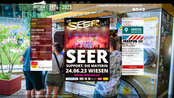 Website Screenshot: Wiesen Event GmbH - Wiesen - Wiesen Festivals - Date: 2023-06-26 10:25:03