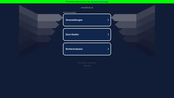 Website Screenshot: Wiesfleck im Burgenland - wiesfleck.at - Date: 2023-06-14 10:46:19