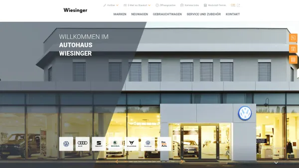Website Screenshot: Wiesinger Ges.m.b.H. - Autohaus Wiesinger - Date: 2023-06-14 16:40:30