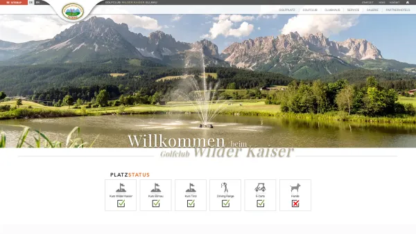 Website Screenshot: Golfplatz Wilder Kaiser beGolfclub Wilder Kaiser Ellmau - Golfclub Wilder Kaiser Ellmau - Date: 2023-06-26 10:25:03