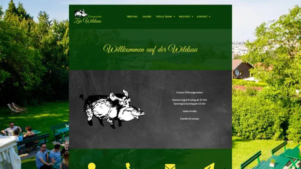 Website Screenshot: Martin Krommer Gesellschaft Heurigenschenke zur Wildsau - Heurigenschenke Zur Wildsau 1130 Wien Heuriger Wien - Date: 2023-06-26 10:25:04