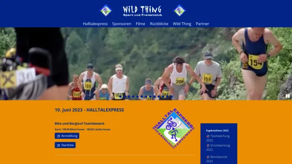 Website Screenshot: Wildthing Productions - Halltalexpress - Date: 2023-06-14 10:46:19