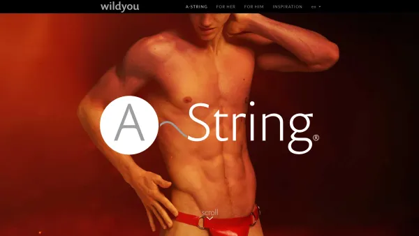 Website Screenshot: WILDYOU GmbH - WILDYOU ® A-String ® | Iconic Lingerie & Underwear | Anal Plug Thong - Date: 2023-06-26 10:26:52