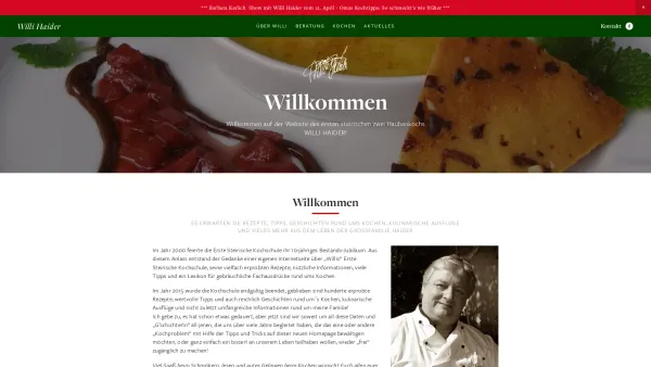 Website Screenshot: Unternehmensberatung - Willi Haider - Date: 2023-06-26 10:25:06