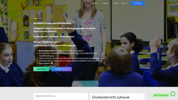 Website Screenshot: WillLernen.at - WillLernen.at – Nachhilfe Einzelunterricht Österreich - Date: 2023-06-15 16:02:34