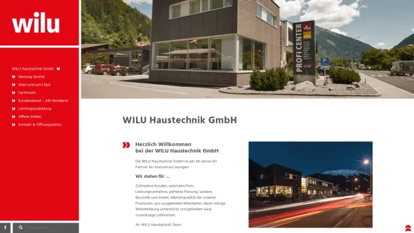 Website Screenshot: bei Wilu - Wilu – Wilu Haustechnik GmbH - Date: 2023-06-26 10:25:07