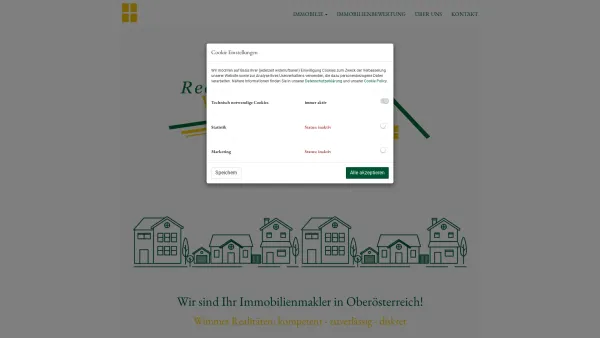 Website Screenshot: Wimmer Realitäten GmbH - Wir sind Ihr Immobilienmakler in Oberösterreich! - Date: 2023-06-26 10:26:52