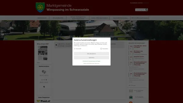 Website Screenshot: Gemeindeamt Wimpassing i Wimpassing RiS-Kommunal - Wimpassing im Schwarzatale - RiSKommunal - Startseite - Date: 2023-06-14 10:46:19
