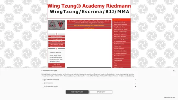 Website Screenshot: Wing Tzung Academy Riedmann (W.T.A.R) - neues-news - Date: 2023-06-14 10:37:35