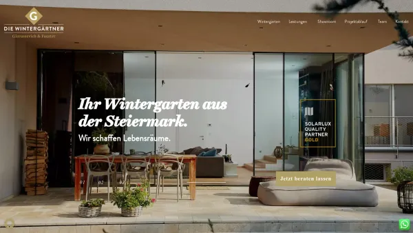 Website Screenshot: Wintergartenbau Martin Glavassevich - Wir bauen Ihren Wintergarten | Die Wintergärtner - Date: 2023-06-26 10:25:09