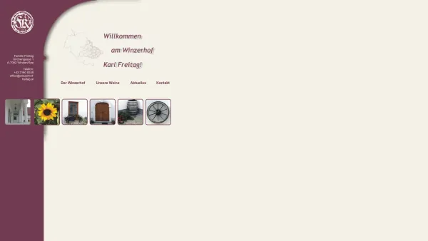 Website Screenshot: Winzerhof Freitag Winden am See - Winzerhof Freitag | Winden am See - Date: 2023-06-26 10:25:09