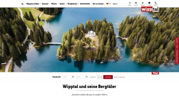 Website Screenshot: Incoming Reisebüro gesellschaft der Ferienregion Wipptal und Seitentäler - Urlaub im Wipptal und seinen Tiroler Bergtälern - Date: 2023-06-26 10:25:09