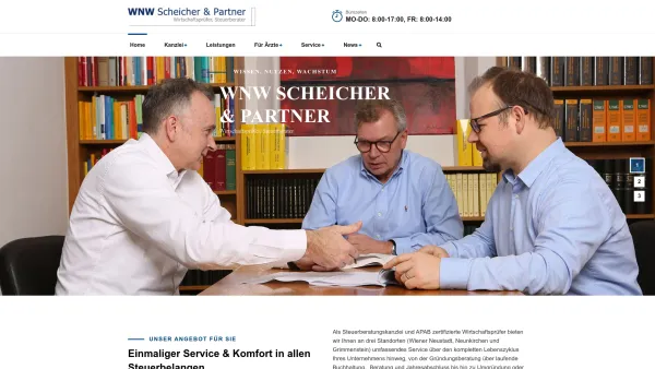 Website Screenshot: Haiden Christa Steuerberatung Wirtschaftstreuhand - WNW Scheicher & Partner – Wirtschaftsprüfer, Steuerberater - Date: 2023-06-15 16:02:34