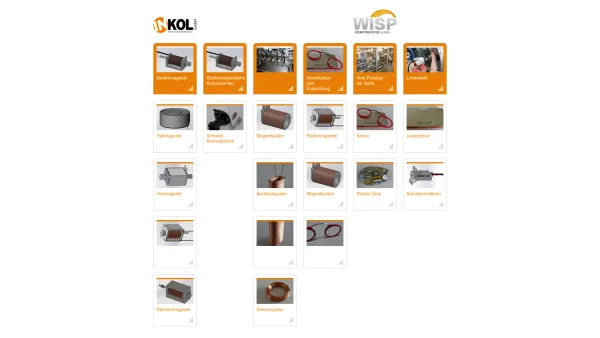Website Screenshot: WISP-Komponenten GmbH - INKOL / WISP - Date: 2023-06-26 10:25:10