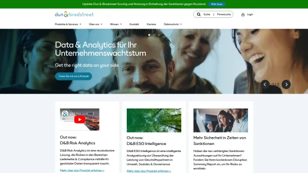 Website Screenshot: Wirtschaftsauskunftei Wisur GmbH - Data & Analytics - B2B und B2C - Dun & Bradstreet - Date: 2023-06-26 10:25:12