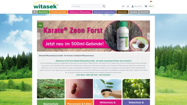 Website Screenshot: WITASEK PflanzenSchutz GmbH - WITASEK Onlineshop | Pflanzenschutz - Date: 2023-06-26 10:25:12