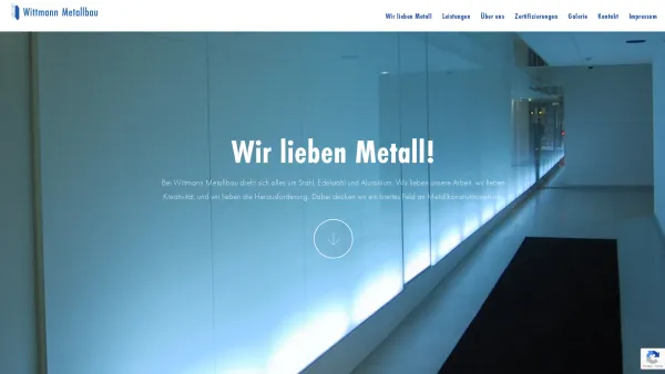 Website Screenshot: Alfred Eigene - Wittmann – Metallbau - Date: 2023-06-26 10:25:12