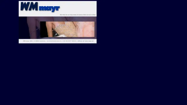 Website Screenshot: WM. Mayr Leer - WM Mayr OEG- HOME - Date: 2023-06-14 10:46:22