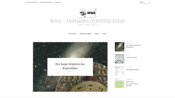 Website Screenshot: WNE-Informationstechnik - WNE - Informationstechnik - Date: 2023-06-14 10:37:21