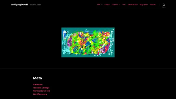 Website Screenshot: Mag. art. Wolfgang Dokulil - Wolfgang Dokulil – Bildende Kunst - Date: 2023-06-15 16:02:34