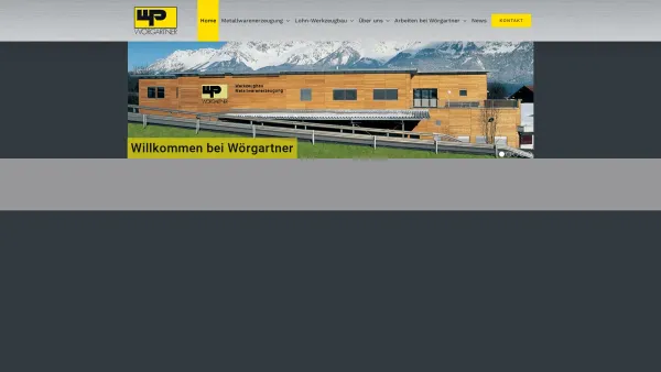 Website Screenshot: WP-Wörgartner Produktions-GmbH - Home - Wörgartner GmbH - Date: 2023-06-26 10:25:13