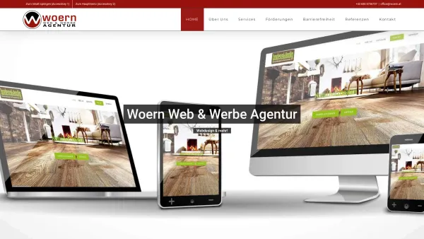 Website Screenshot: WOERN Web & Werbe Agentur - Woern Web & Werbe Agentur - Webdesign & mehr aus Salzburg - Date: 2023-06-26 10:25:13