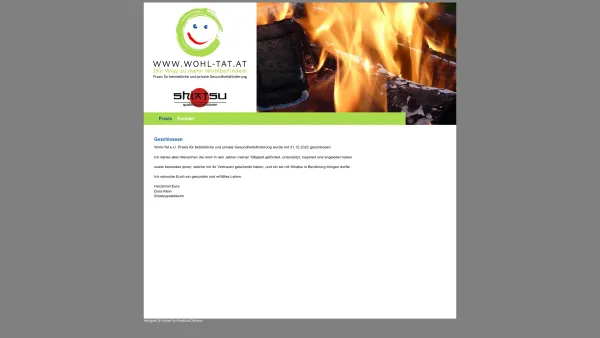Website Screenshot: WWW.WOHL-TAT.AT - Wohl-Tat - Praxis - Date: 2023-06-14 10:46:22