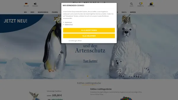 Website Screenshot: Hafnermeister Thomas Wohlfahrt - Käthe Wohlfahrt | Weihnachtsdeko vom Spezialisten - Date: 2023-06-15 16:02:34