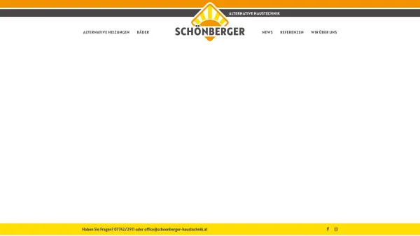 Website Screenshot: Installateur Schönberger - Schönberger Alternative Haustechnik | Schalchen (OÖ) - Schönberger Alternative Haustechnik GmbH - Date: 2023-06-15 16:02:34