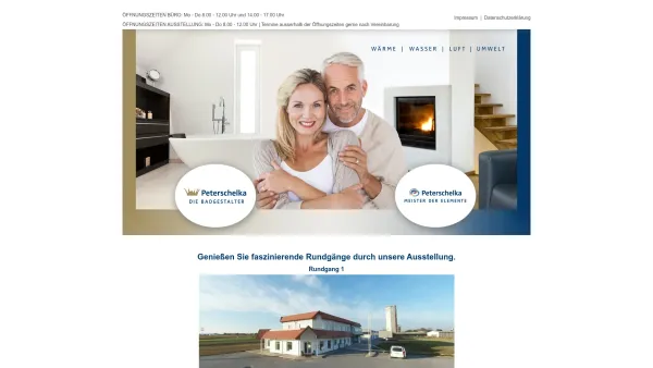 Website Screenshot: Peterschelka GmbH Auersthal - PETERSCHELKA HAUSTECHNIK GesmbH - Date: 2023-06-14 10:46:22