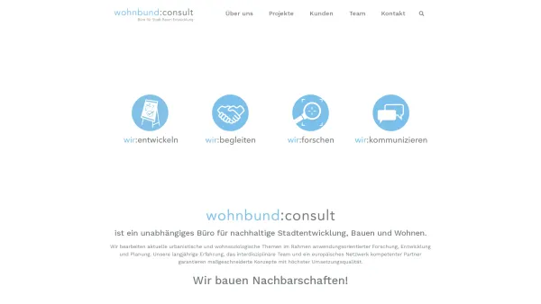 Website Screenshot: Wohnbund NETZ - wohnbund:consult - Büro für Stadt.Raum.Entwicklung - Date: 2023-06-26 10:25:15