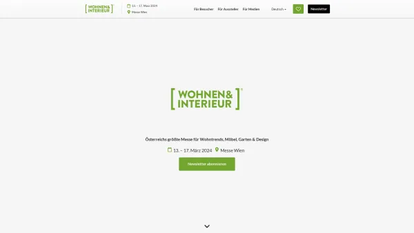 Website Screenshot: Hichem Specials - Wohnen & Interieur | 13. - 17. März 2024 - Date: 2023-06-26 10:25:15