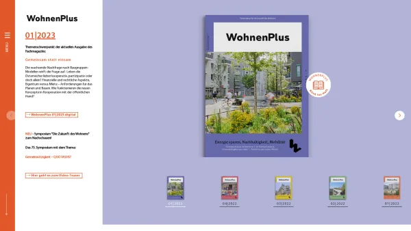 Website Screenshot: Wohnen Plus Marketing GmbH - Home - Date: 2023-06-26 10:25:15