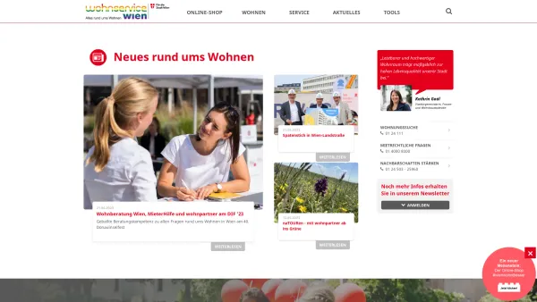 Website Screenshot: Wohnservice Wien Ges.m.b.H. - Wohnservice Wien - Date: 2023-06-26 10:25:15