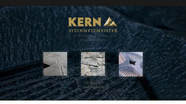 Website Screenshot: Josef Kern Natur und Kunststein Steinmetzmeisterbetrieb - Kern Steinmetzmeister in Melk - Ihr Naturstein Spezialist - Date: 2023-06-14 10:46:22