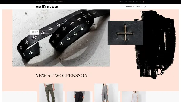 Website Screenshot: Alexandar WOLFENSSON FASHION - wolfensson| - Date: 2023-06-26 10:25:16
