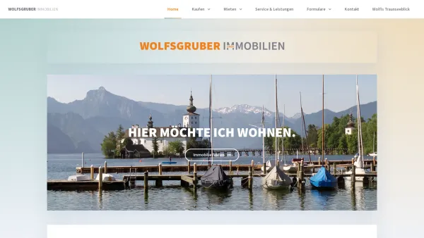 Website Screenshot: Wolfsgruber Immobilien GmbH - Wolfsgruber Immobilien - Date: 2023-06-26 10:25:18
