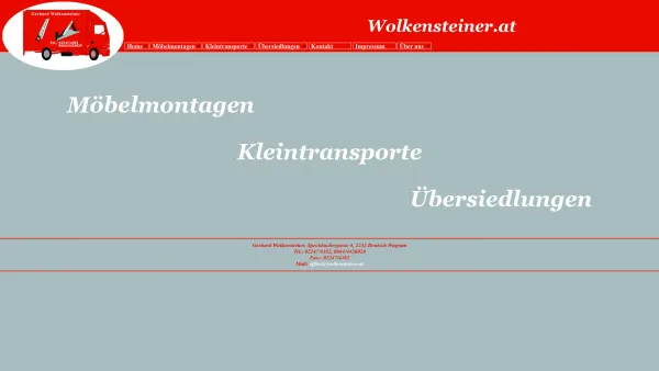 Website Screenshot: Wolkensteiner Möbelmontagen - Wolkensteiner.at - Date: 2023-06-26 10:25:18