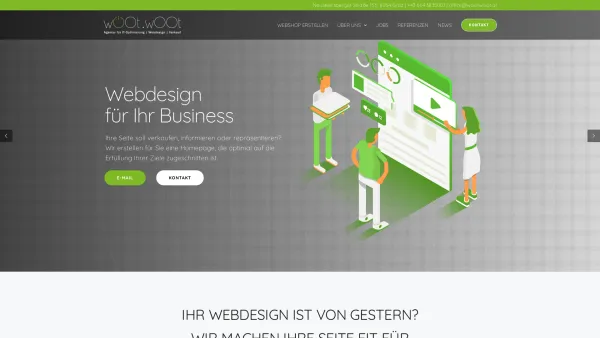 Website Screenshot: w00t.w00t e.U. Agentur für IT-Lösungen - Webdesign | IT Optimierung | Verkauf IT - Wootwoot e.U., Graz - Date: 2023-06-26 10:25:18